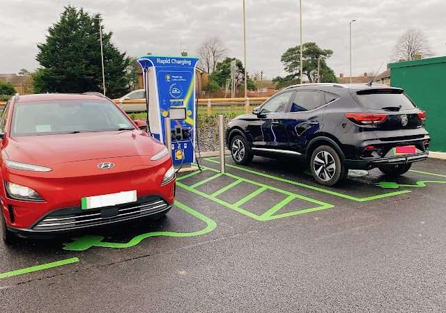 Lidl Charging Station in St Albans United Kingdom of Great Britain and Northern Ireland
