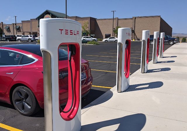 Tesla Supercharger in Helena Montana