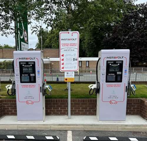 InstaVolt Charging Station in Manchester United Kingdom of Great Britain and Northern Ireland