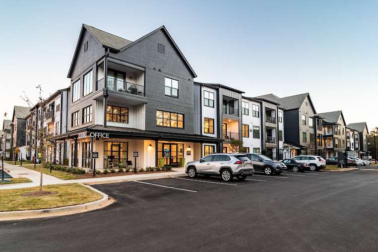 The Collins Luxury Apartments EV Charging Station at 1100 Enterprise Way