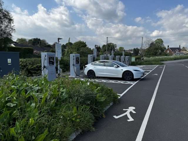 InstaVolt Charging Station in Blandford Forum United Kingdom of Great Britain and Northern Ireland