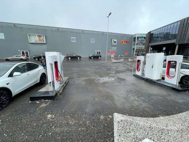 Tesla Supercharger in Svolvær Norway 8300