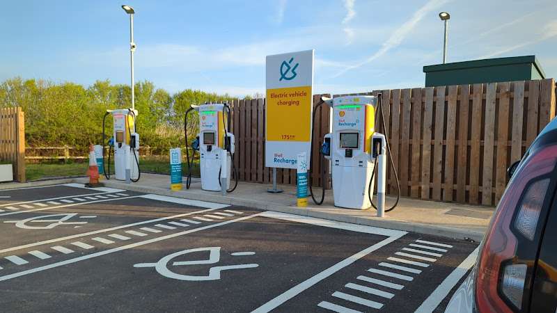 Shell Recharge Charging Station EV Charging Station at A34