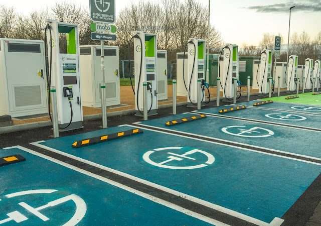 GRIDSERVE Charging Station in Reading United Kingdom of Great Britain and Northern Ireland