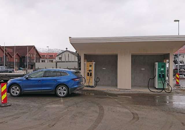 Kople Charging Station in Rognan Norway 8250