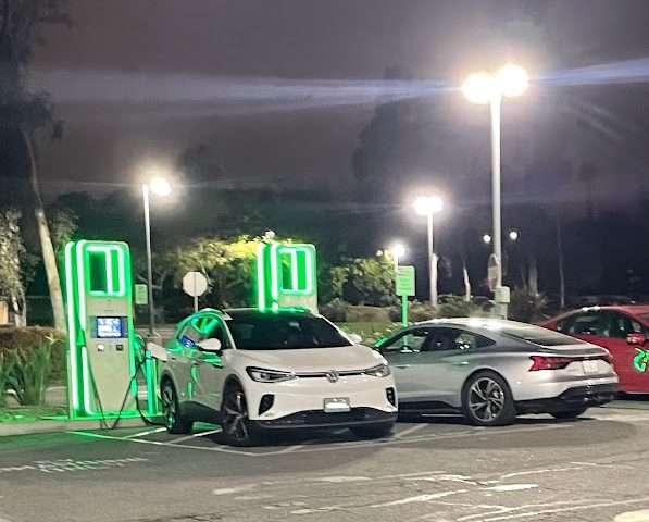 Electrify America Charging Station in Arcadia California