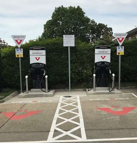 InstaVolt Charging Station in Thetford United Kingdom of Great Britain and Northern Ireland