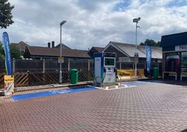 bp pulse Charging Station in Telford United Kingdom of Great Britain and Northern Ireland