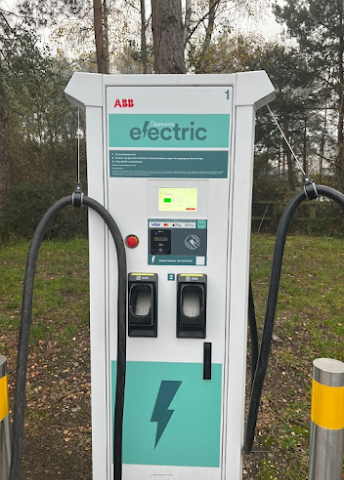 Applegreen Electric Charging Station in Fleet United Kingdom of Great Britain and Northern Ireland