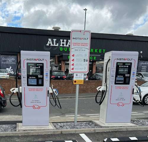 InstaVolt Charging Station in Bradford United Kingdom of Great Britain and Northern Ireland