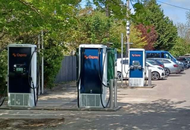 Osprey Charging Station in Alcester United Kingdom of Great Britain and Northern Ireland