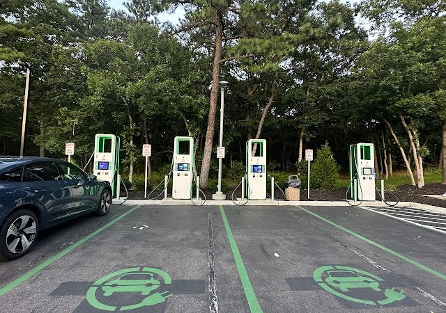 Electrify America Charging Station in Manorville New York