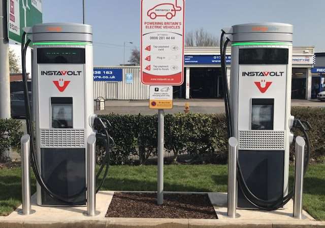 InstaVolt Charging Station in Southport United Kingdom of Great Britain and Northern Ireland