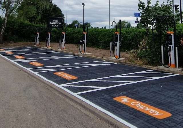 Osprey Charging Station in Nottingham United Kingdom of Great Britain and Northern Ireland