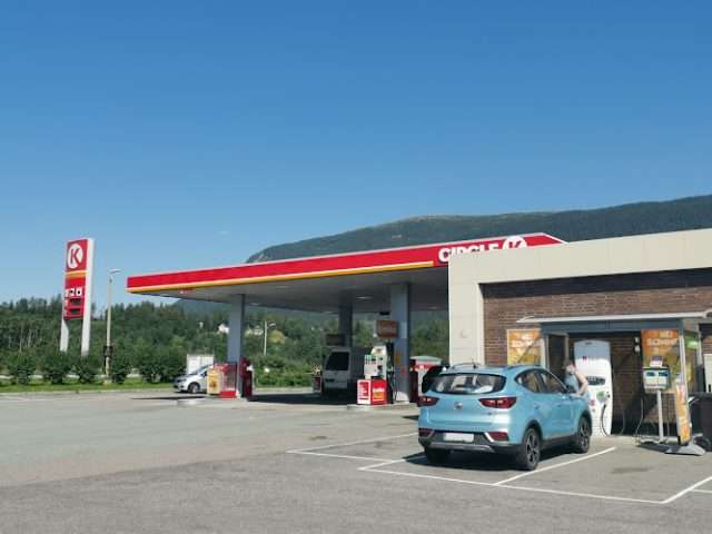 Circle K Charging Station in Korgen Norway 8646