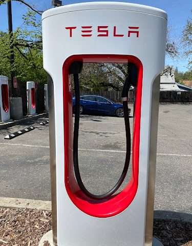 Tesla Supercharger in Placerville California