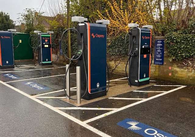 Osprey Charging Station in Warminster United Kingdom of Great Britain and Northern Ireland