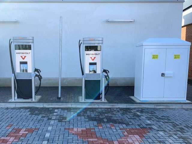 InstaVolt Charging Station in Peterlee United Kingdom of Great Britain and Northern Ireland