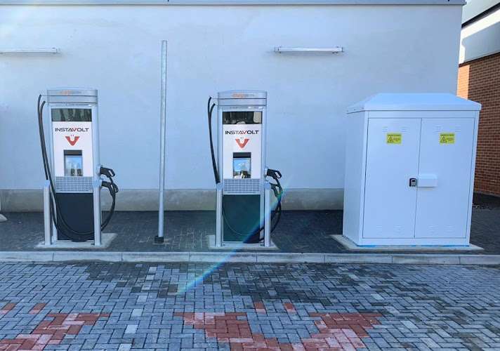 InstaVolt Charging Station EV Charging Station at KFC