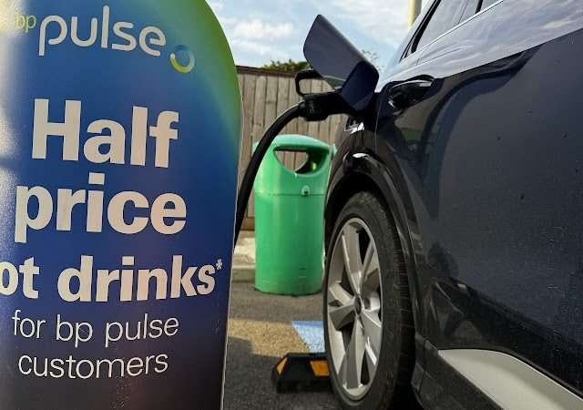 bp pulse Charging Station in Holsworthy United Kingdom of Great Britain and Northern Ireland