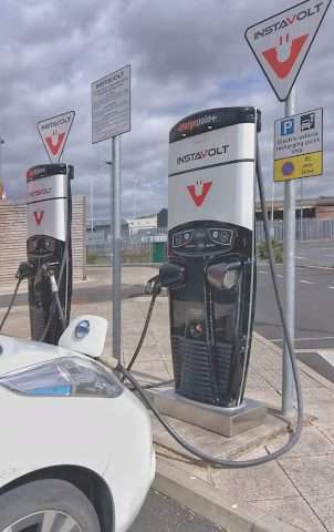 InstaVolt Charging Station in Kidderminster United Kingdom of Great Britain and Northern Ireland