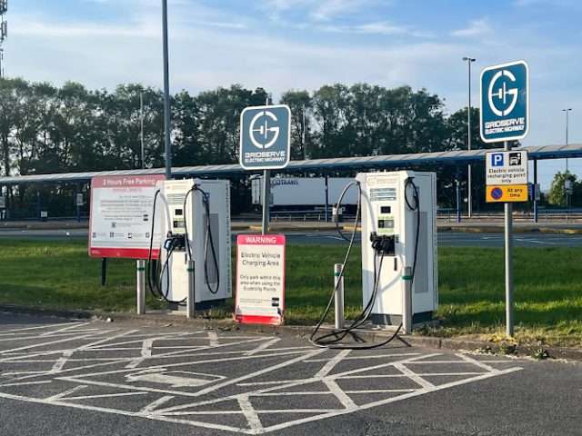 GRIDSERVE Charging Station in Warrington United Kingdom of Great Britain and Northern Ireland