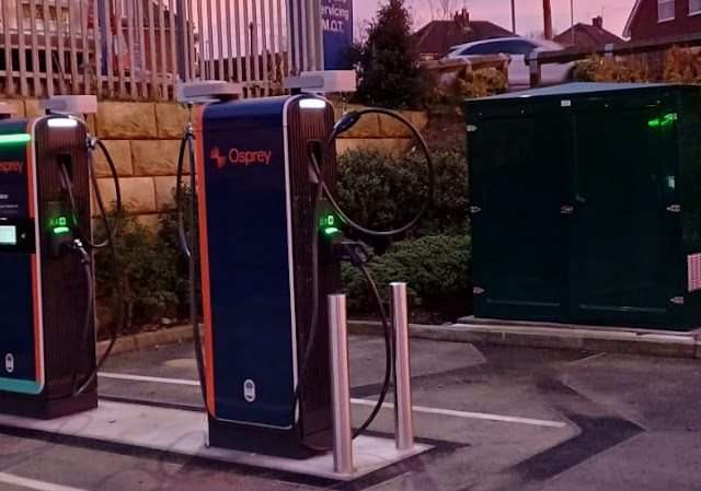 Osprey Charging Station in Leeds United Kingdom of Great Britain and Northern Ireland