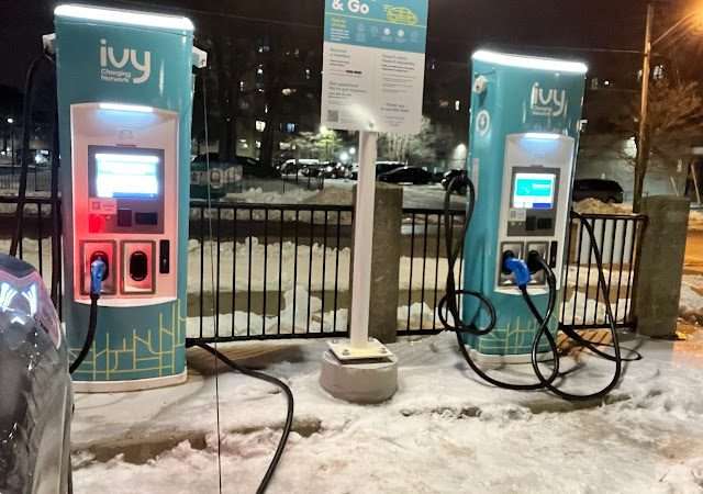 Ivy Charging Station in Scarborough Ontario Canada