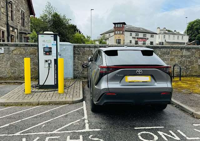 ChargePlace Scotland Charging Station in Elgin United Kingdom of Great Britain and Northern Ireland