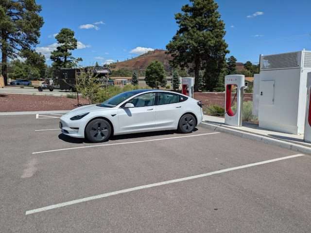 Tesla Supercharger in Flagstaff Arizona