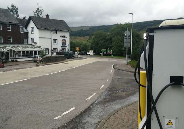 Chargeplace Scotland Charging Station in Crianlarich United Kingdom of Great Britain and Northern Ireland