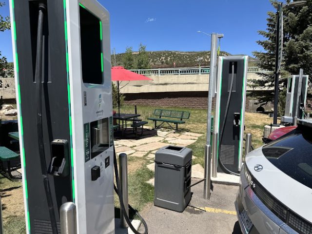 Electrify America Charging Station in Edwards Colorado