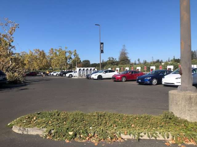Tesla Supercharger in Napa California