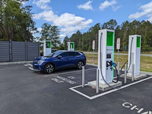 Electrify America Charging Station in Lake City Florida
