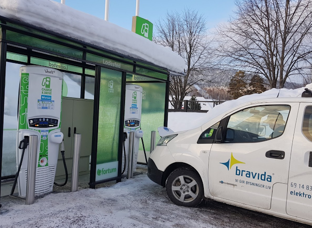 Fortum Charging Station in Hvittingfoss Norway 3647
