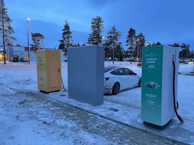 Kople Charging Station in Os i Østerdalen Norway 2550