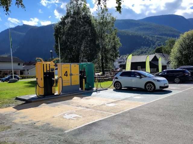 Kople Charging Station in Nesbyen Norway 3540
