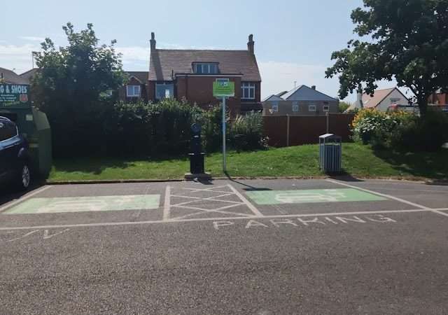 Tesla Destination Charger in Mablethorpe United Kingdom of Great Britain and Northern Ireland