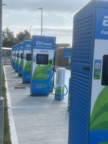 MFG EV power Charging Station EV Charging Station at MFG Walkers Clock Service Station