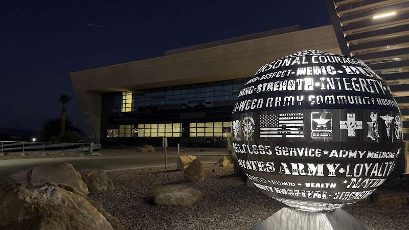 Weed Army Community Hospital EV Charging Station at Bldg