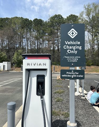 Rivian Charging Station in Henderson North Carolina