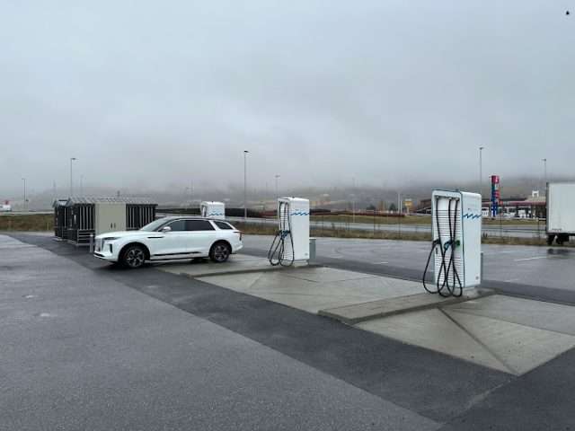 Powered by E.ON Drive & Clever Charging Station in Rudshøgda Norway 2360