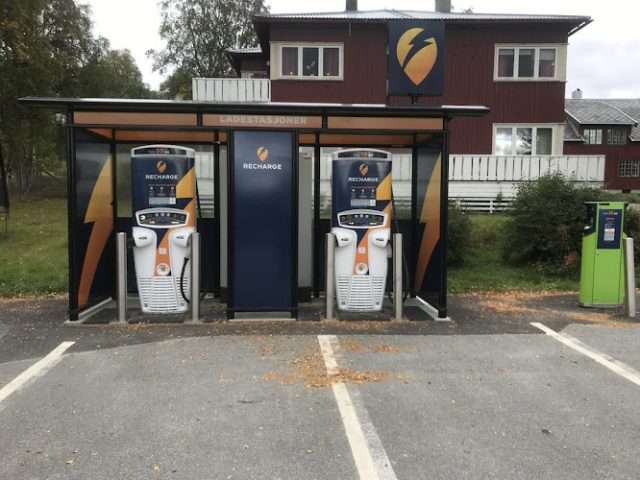 Recharge Charging Station in Røros Norway 7374