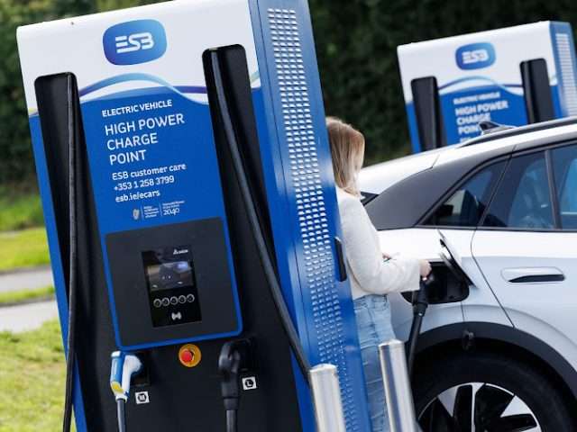 ESB Energy Charging Station in London United Kingdom of Great Britain and Northern Ireland