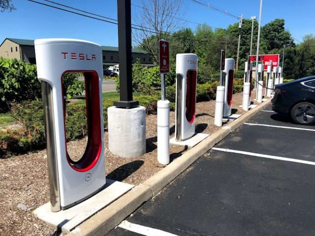 Tesla Supercharger in Parsippany New Jersey