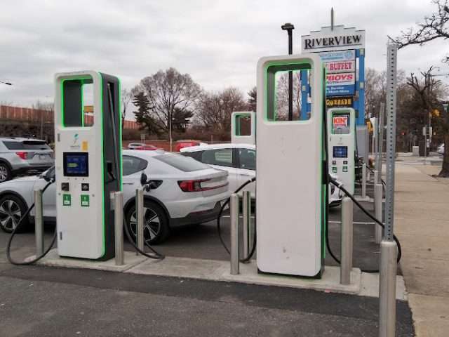 Electrify America Charging Station in Philadelphia Pennsylvania