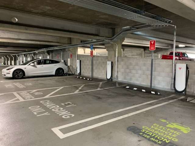 Tesla Supercharger in Oakland California