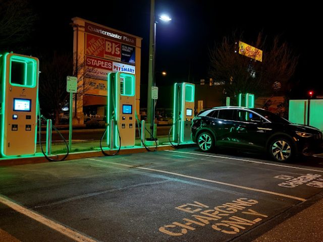 Electrify America Charging Station in Philadelphia Pennsylvania