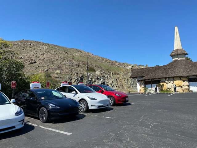 Tesla Supercharger in San Luis Obispo California