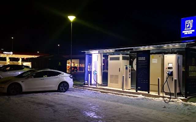 Ishavsveien Charging Station in Vadso Norway 9800
